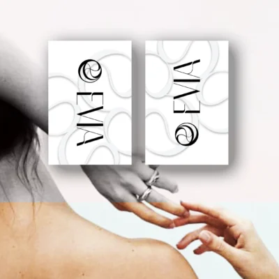 evia kormetikai márka logóterve